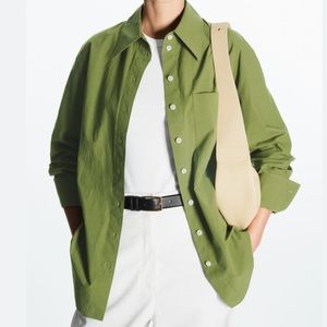 cos oversized button down